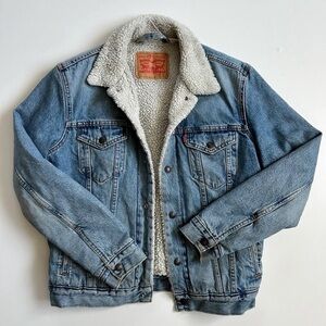Levis denim Sherpa jacket